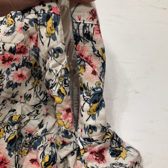 Floral Peplum Top Size Xs - Picture 6 of 7